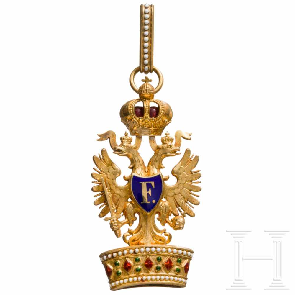 An Order of the Iron CrownThe neck decoration of the 2nd Class in gold, the high-quality issue of - Image 2 of 4