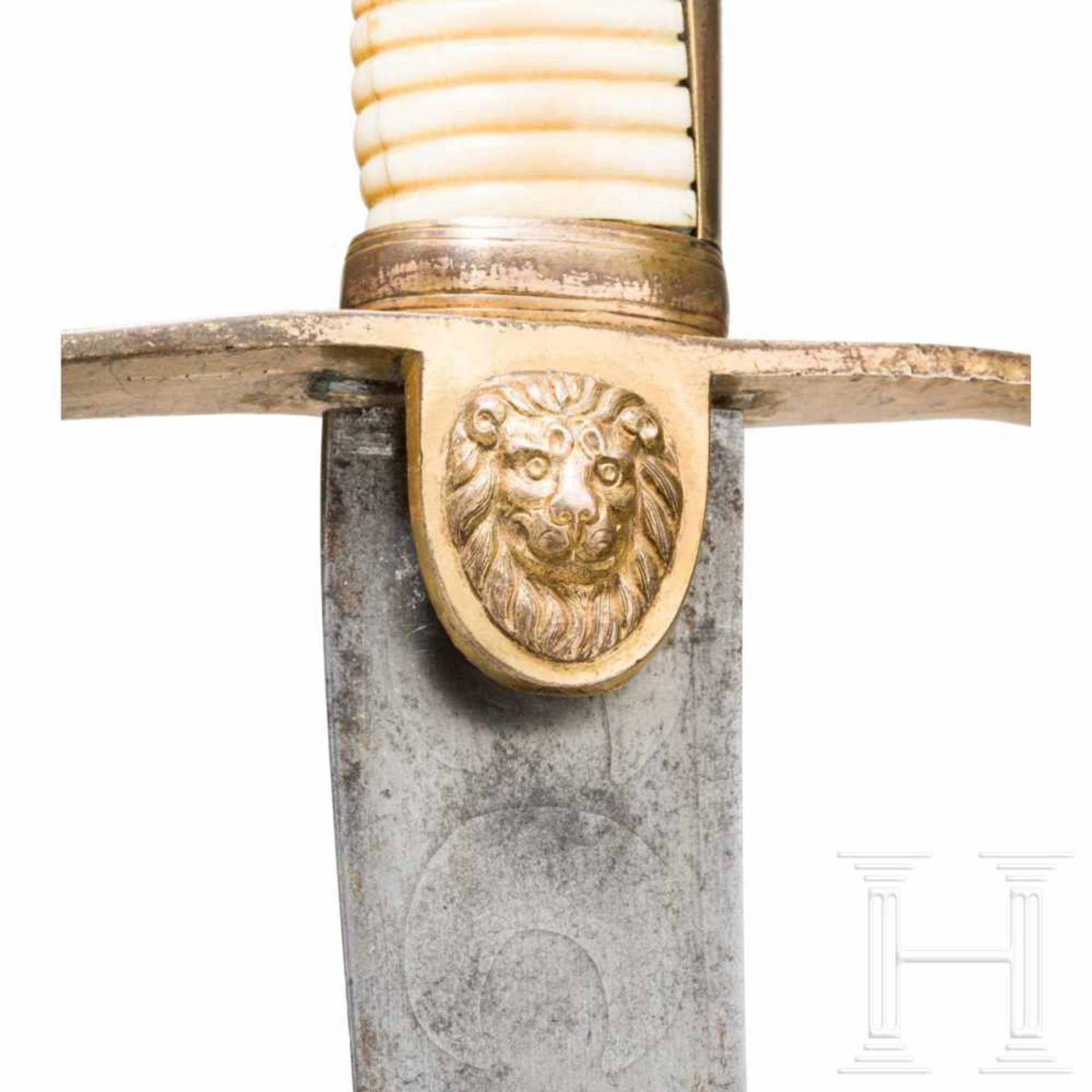 A sabre for officers of the Royal Navy in the style of the so-called “Nile swords“, 1798Distinctly - Bild 5 aus 10