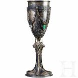 A silver shooting cup "Swiss Federal Shooting Festival St. Gallen 1904"Silber, innen sowie