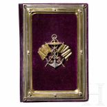 A splendid silver-mounted writing case of the St. Petersburg Yacht Club, awarded to the renowned