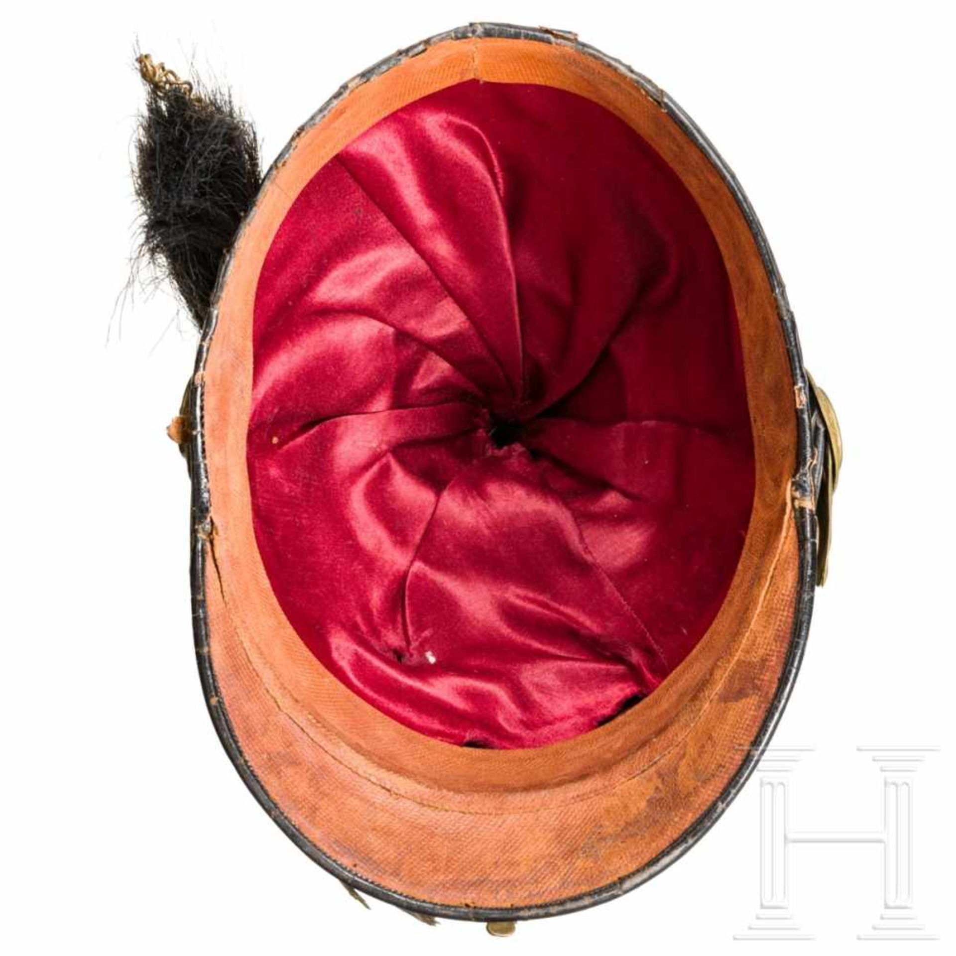 A czapka for a subaltern officer of the k. u. k. UhlansKrapproter Tuchbezug (kleine Fehlstellen), - Bild 5 aus 5