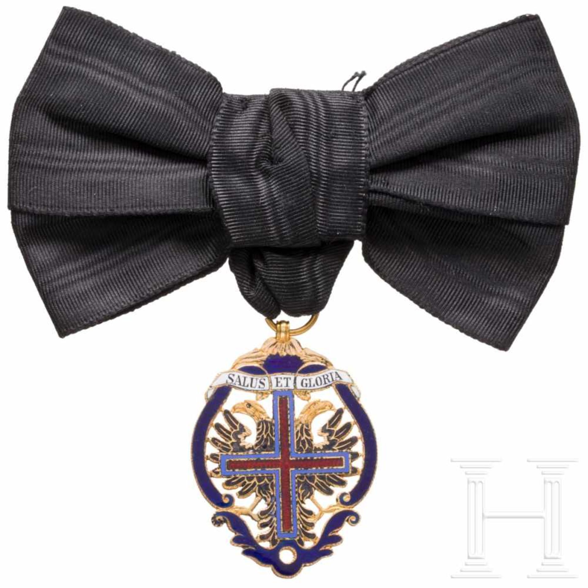 A Star Cross Order for ladiesIn aufwendiger Goldschmiedetechnik gefertigte Ordensdekoration des