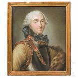 A portrait of Charles Louis Auguste Fouquet, duc de Belle-Isle (1684-1761), 18th centuryGouache