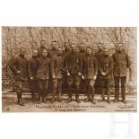 Captain Oswald Boelcke and first lieutenant Immelmann - a signed photo postcard (Sanke) Die Sanke-