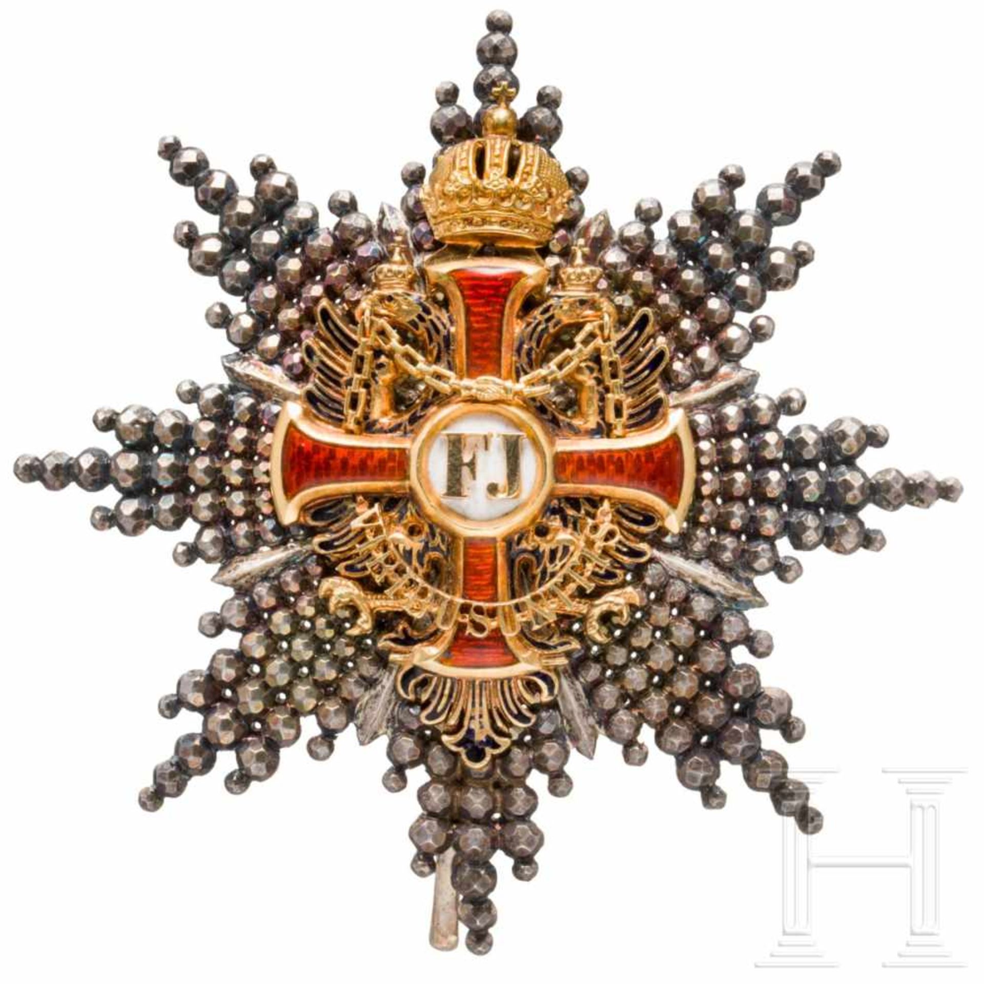 Order of Franz Joseph – a Grand Commander's setEarly Grand Commander's set in presentation case, - Bild 6 aus 9