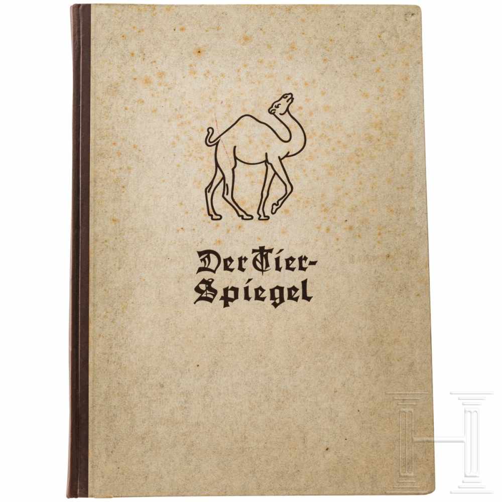 Edda Göring - "Der Tier-Spiegel", Weihnachtsgeschenk der Hermann-Göring-Meisterschule für Malerei, - Image 3 of 3