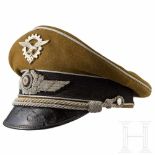 Schirmmütze eines Offiziers des Generalluftzeugmeisters beim NSKK-Transportkorps SpeerOlivbraunes