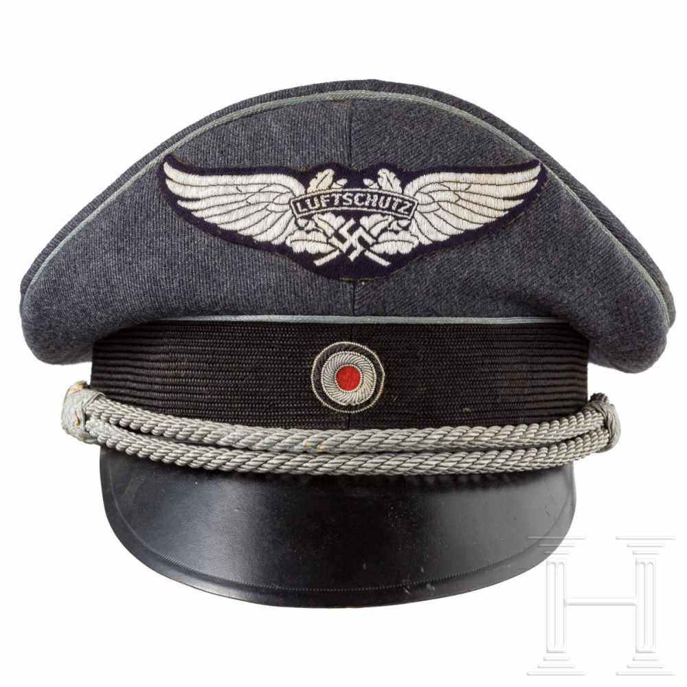 Schirmmütze für Führer des Sicherheits- und Hilfsdienstes (SHD)Luftwaffenblauer Gabardine mit - Image 4 of 6