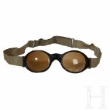 Fighter Pilot gogglesSecond model goggles with hinged nosepiece, brown tinted lenses, black