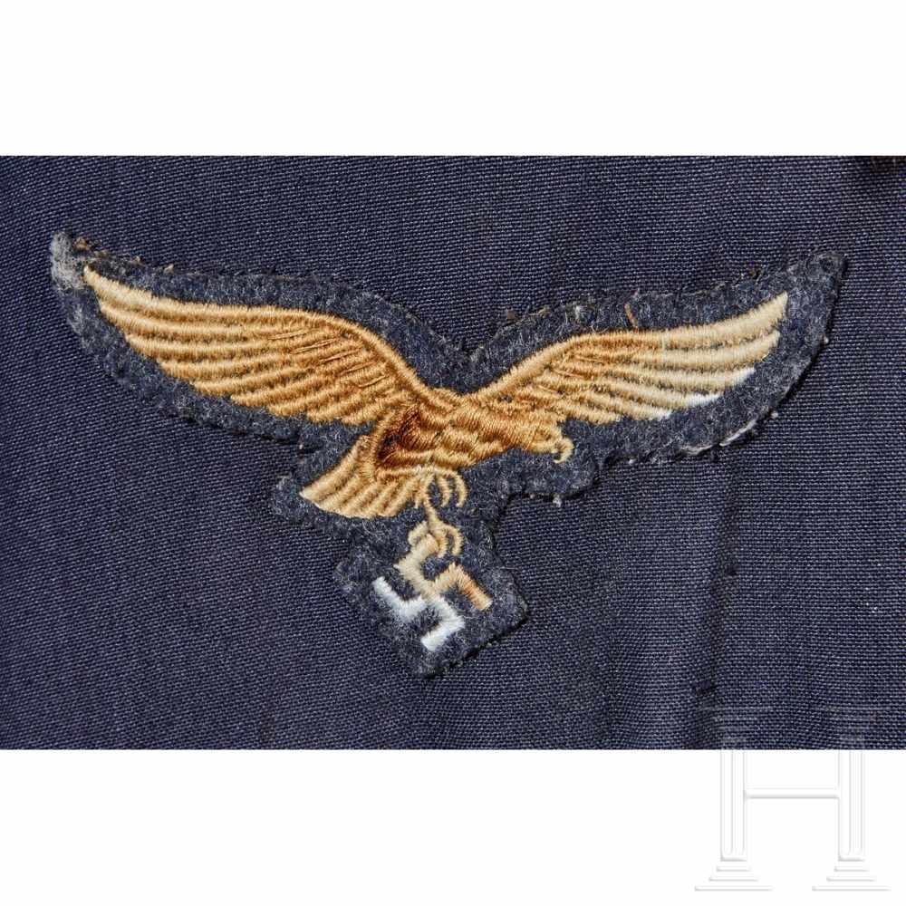 A Winter Flight JacketBlue, fur-lined winter flight jacket for aircraft crews constructed of woven - Image 3 of 8