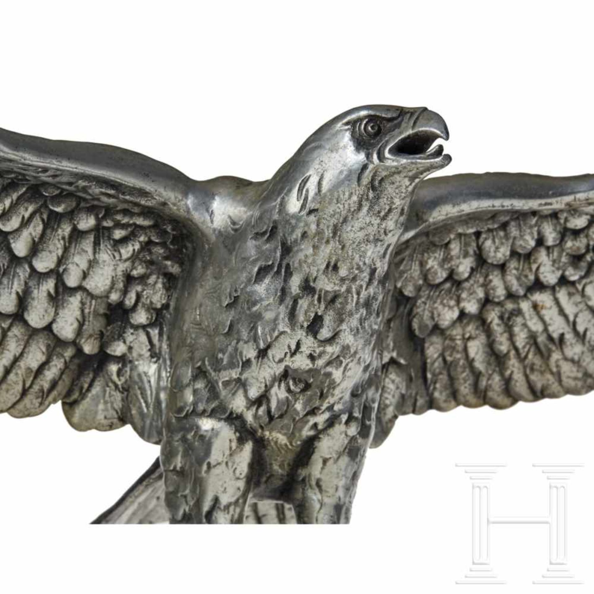An Eagle for Jingling Johnny (Schellenbaum) of the ArmyPolished aluminum, the eagle with - Bild 4 aus 5
