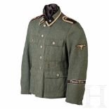 An M 43 field tunic for Unterscharführer of the SS Panzergrenadier Regiment 6 "Theodor Eicke"Depot