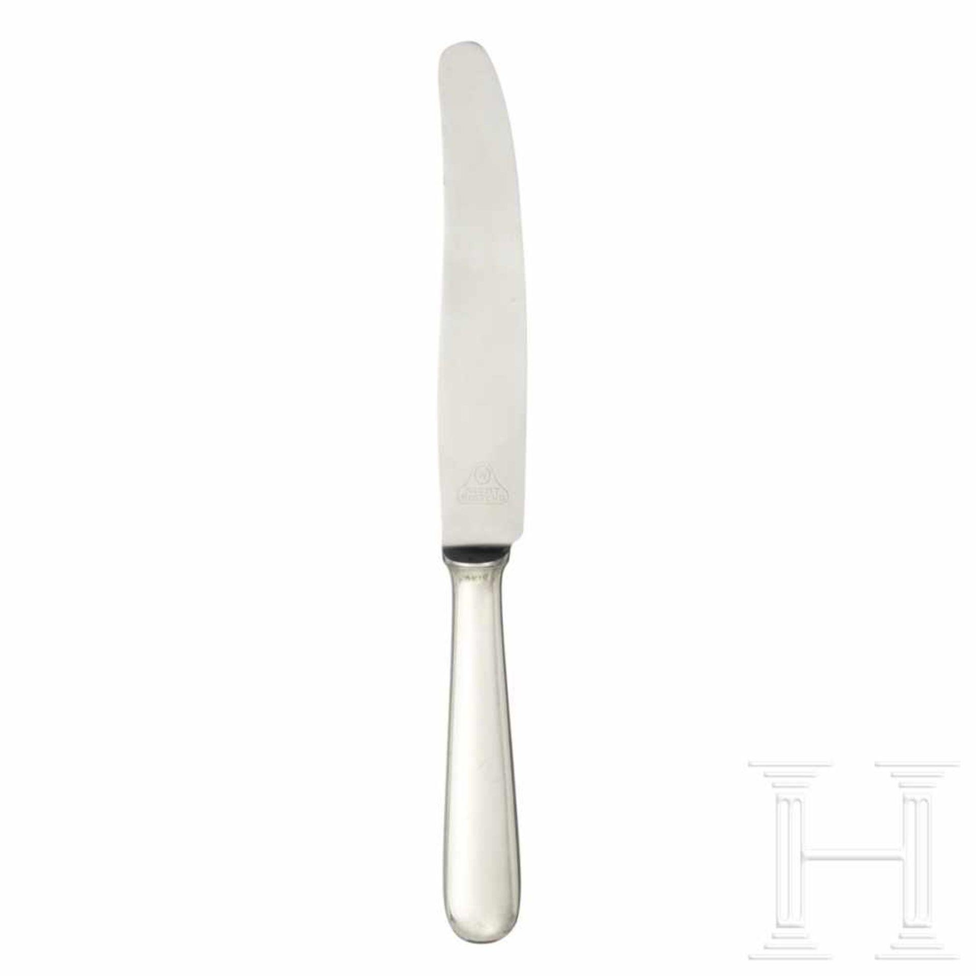 Adolf Hitler – a Lunch Knife from his Personal Silver ServiceSo called “informal pattern” with - Bild 2 aus 2