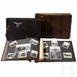 Drei Fotoalben eines Angehörigen der deutschen Fallschirmtruppe im 2. WeltkriegIn den drei Alben des