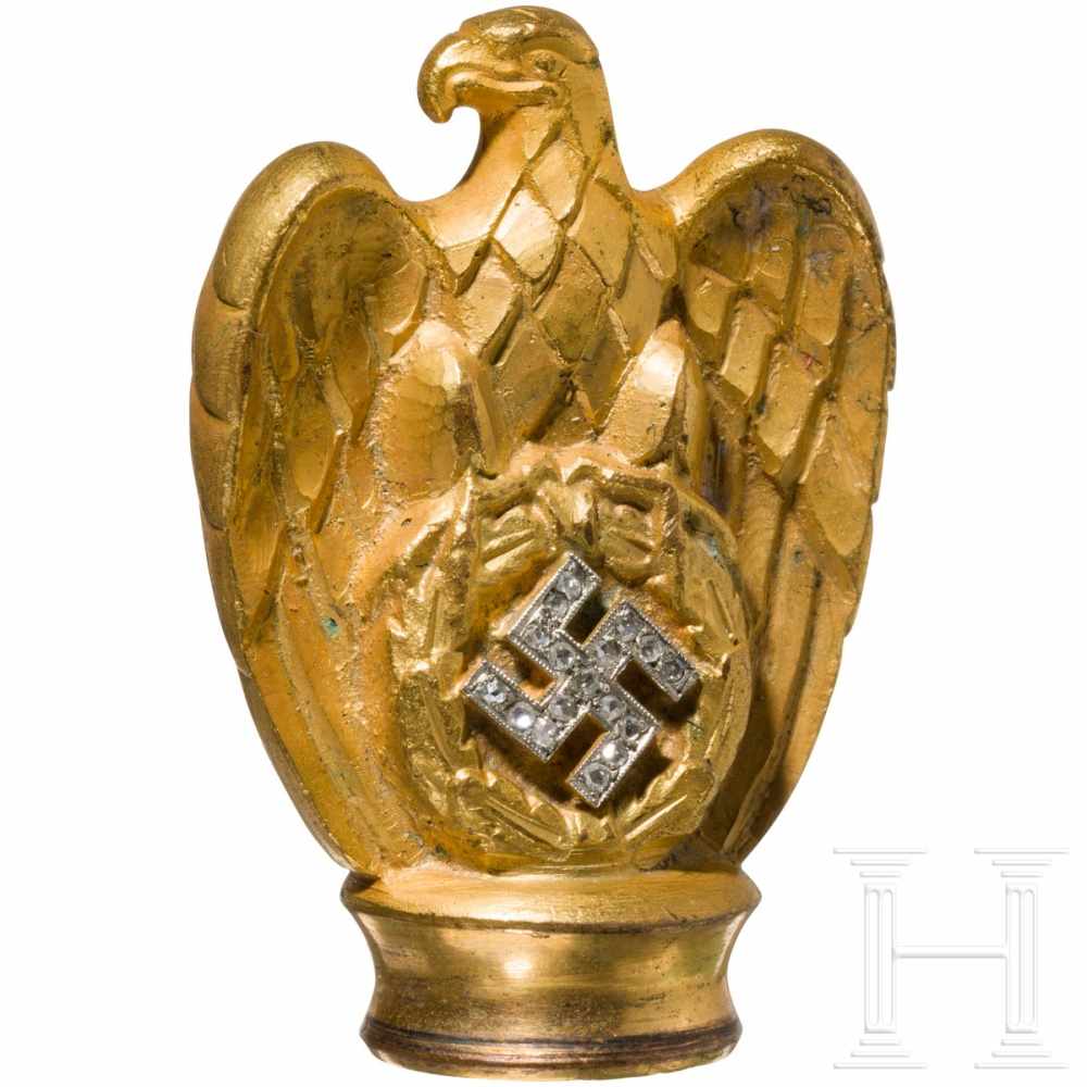 An eagle pommel from the honour dirk of the military navy with diamondsEickhorn type, in the highest - Image 2 of 4