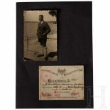 Hermann Esser - Autograph auf FotoPostkartengroßes Foto mit eigenhändiger Tintensignatur "Hermann