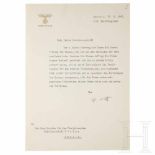 A letter from Hitler announcing Göring's appointment as head of the second Four Year Plan, dated