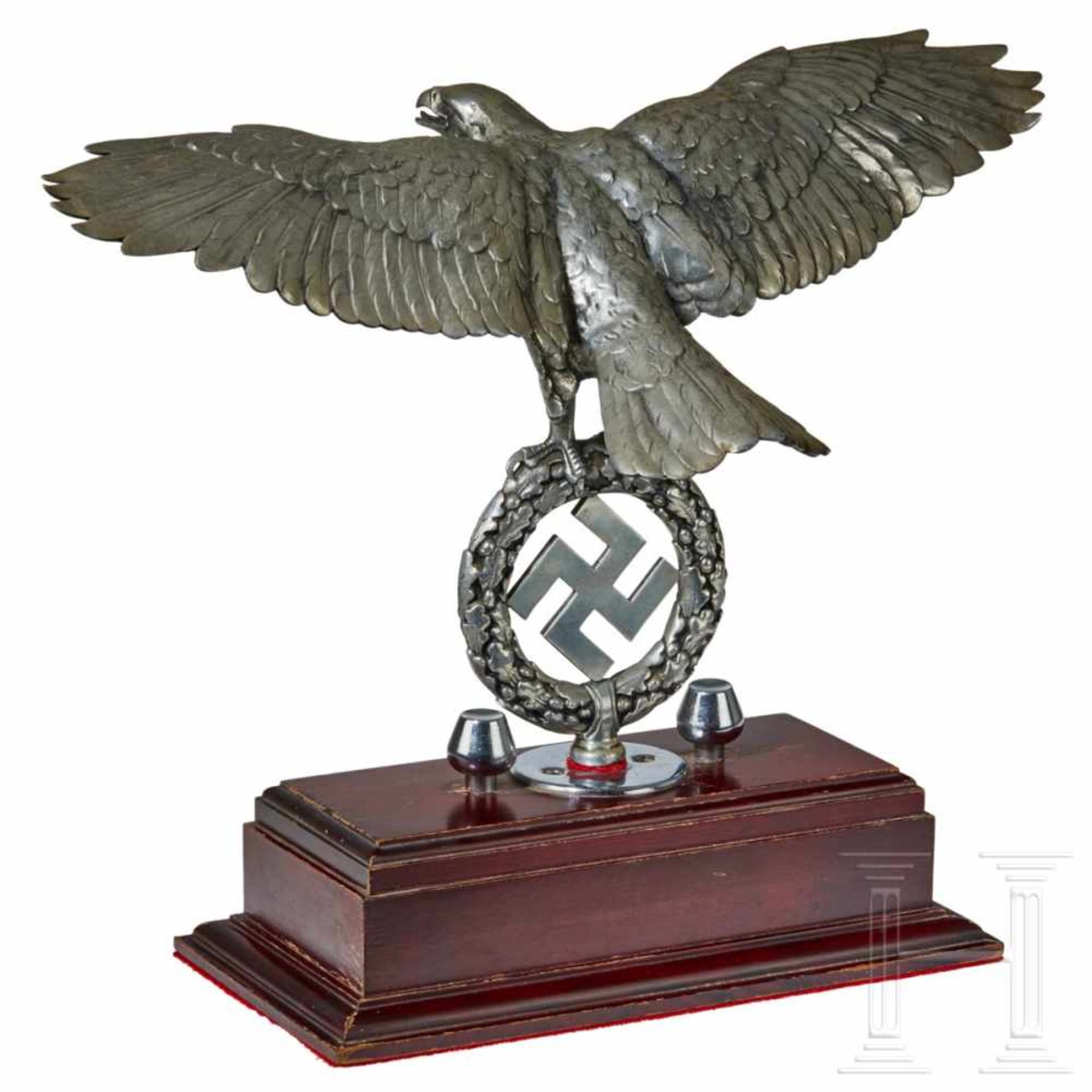 An Eagle for Jingling Johnny (Schellenbaum) of the ArmyPolished aluminum, the eagle with - Bild 3 aus 5