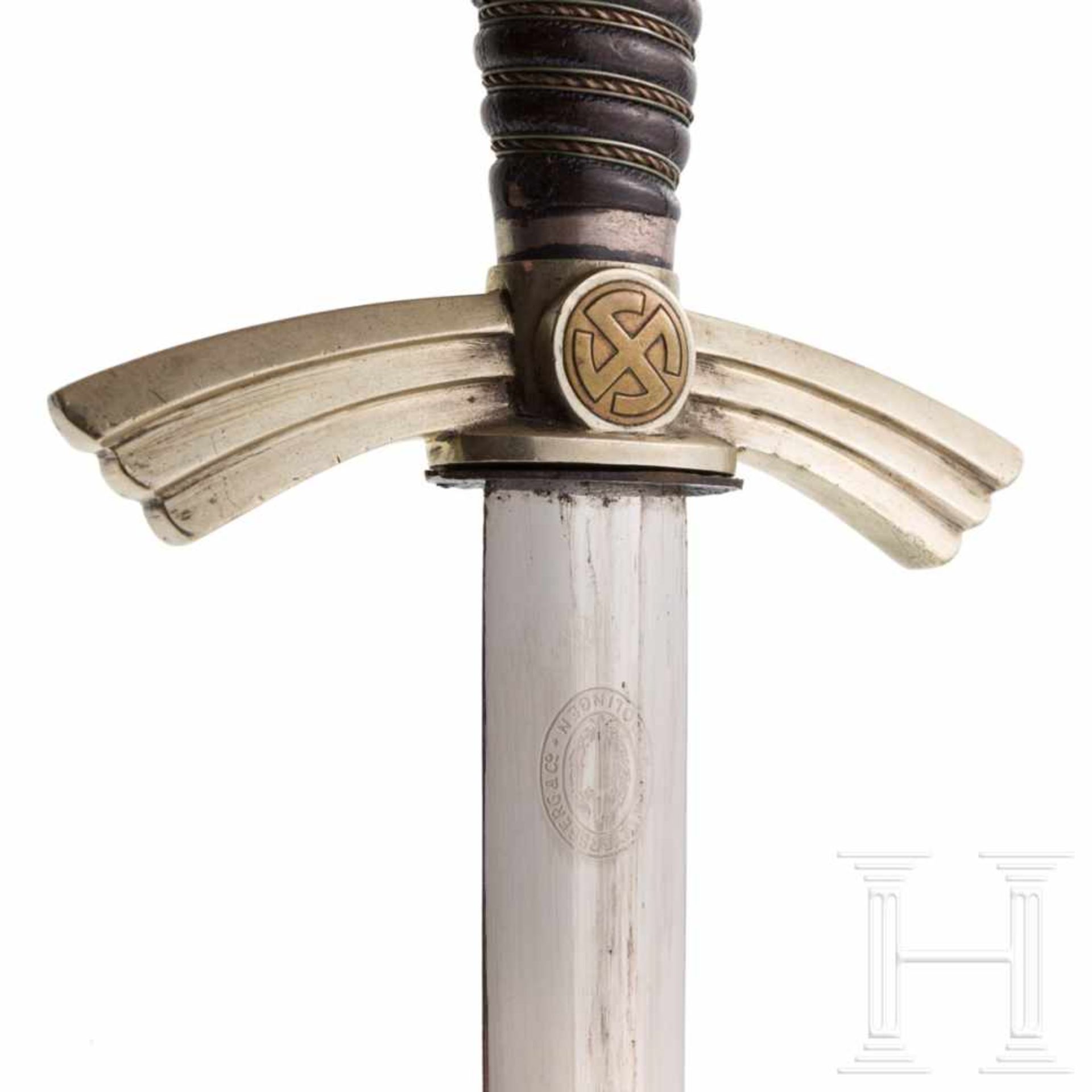 An air force officers dagger M 35, so-called "Borddolch", a heavy version made by Paul Weyersberg in - Bild 4 aus 5