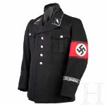 An M 32 service tunic for a Standartenführer at the SS HauptamtA privately purchased item of black