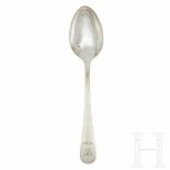 Adolf Hitler – a Dinner Spoon from his Personal Silver ServiceSo called “informal pattern” with