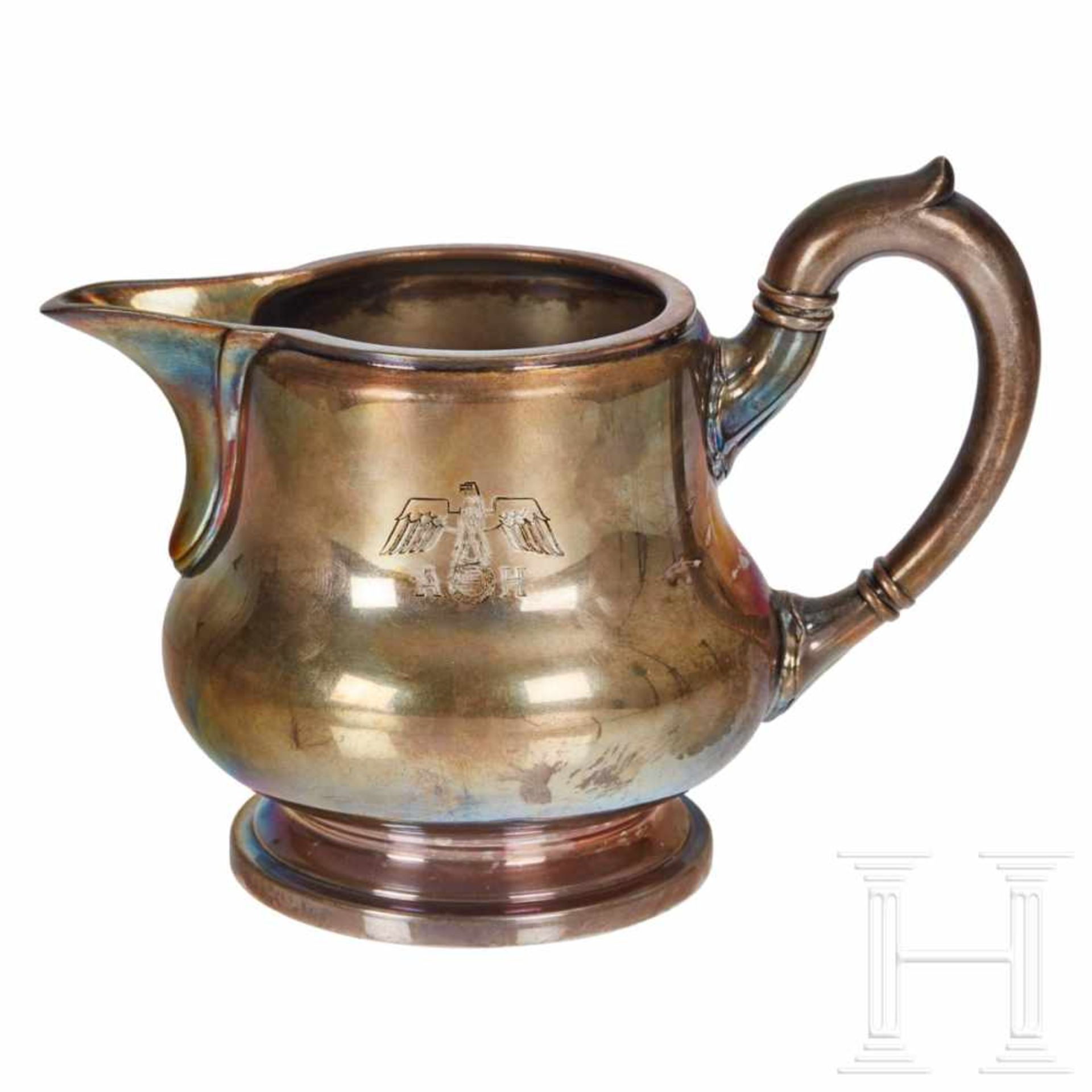 Adolf Hitler – a Beverage Serving Set from his Personal Silver ServiceA five-piece coffee and tea - Bild 14 aus 28