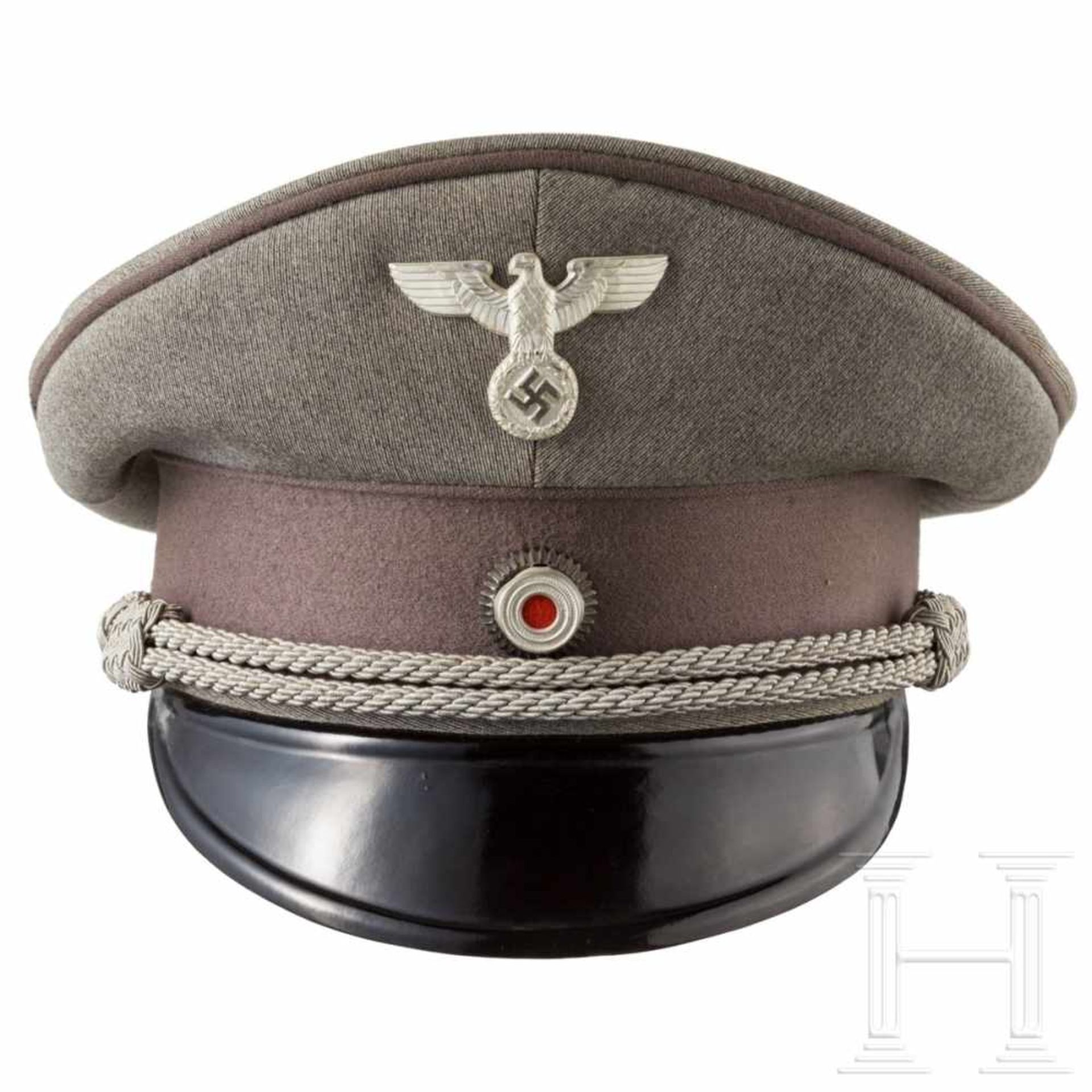 A visor cap for leaders of the Reich Ministry for Public Enlightenment and PropagandaFine light-grey - Bild 4 aus 6