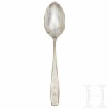 Adolf Hitler – a Dinner Spoon from his Personal Silver ServiceSo called “formal pattern” with raised