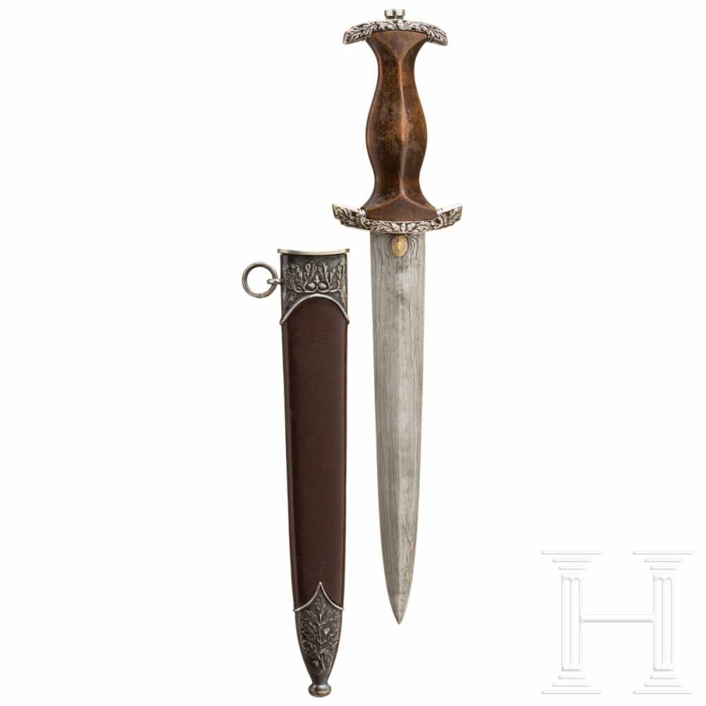 An SA honour dagger model 1933 with deluxe scabbardThe object at hand is one of the very few - Image 2 of 9