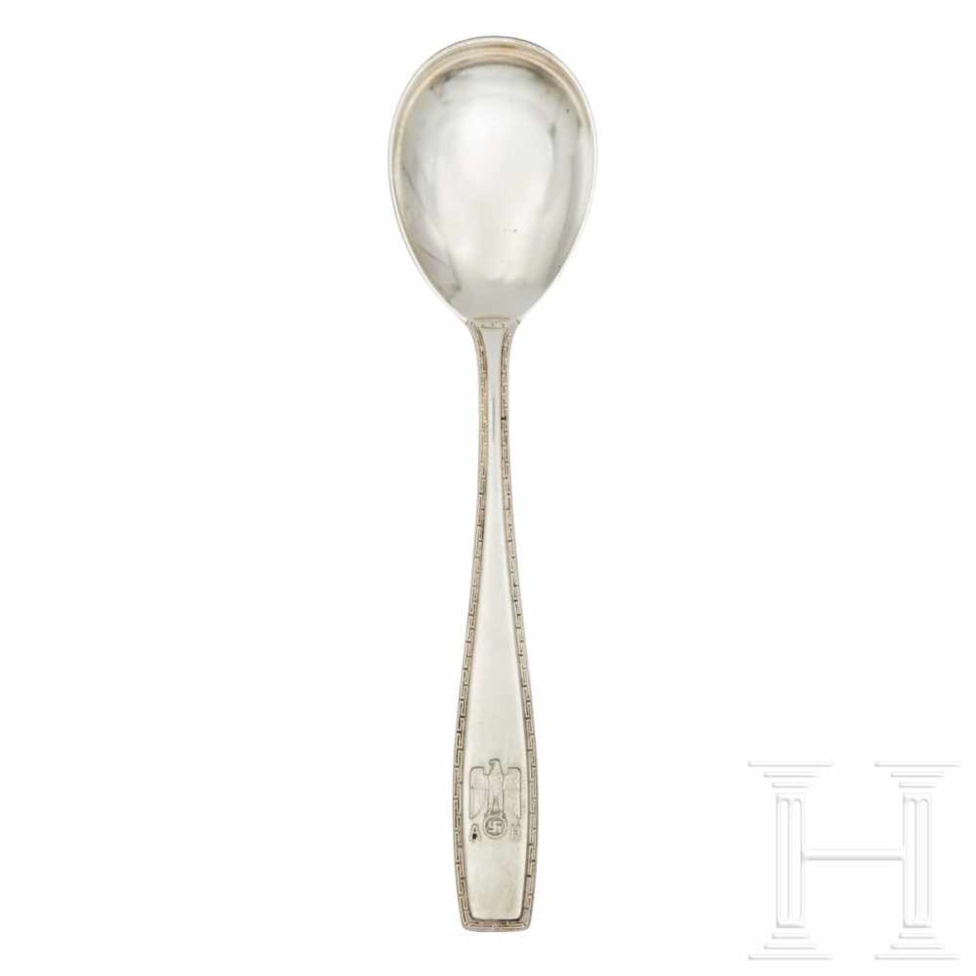 Adolf Hitler – an Ice Cream Spoon from his Personal Silver ServiceSo called “formal pattern” with