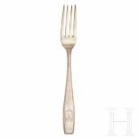 Adolf Hitler – a Dinner Fork from his Personal Silver ServiceSo called “formal pattern” with