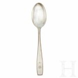 Adolf Hitler – a Dinner Spoon from his Personal Silver ServiceSo called “formal pattern” with raised