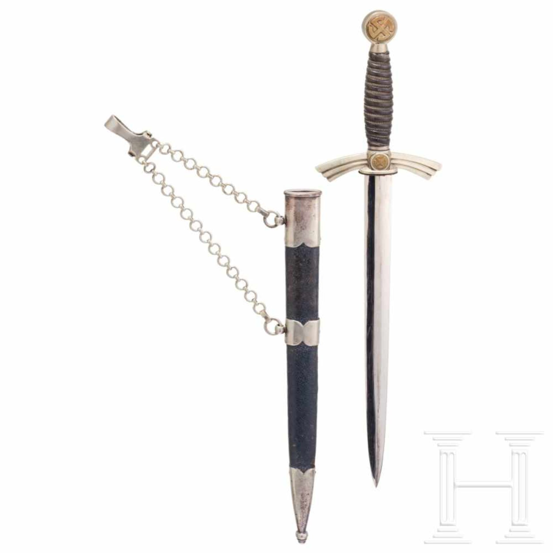 An air force officers dagger M 35, so-called "Borddolch", a heavy version made by Paul Weyersberg in - Bild 2 aus 5