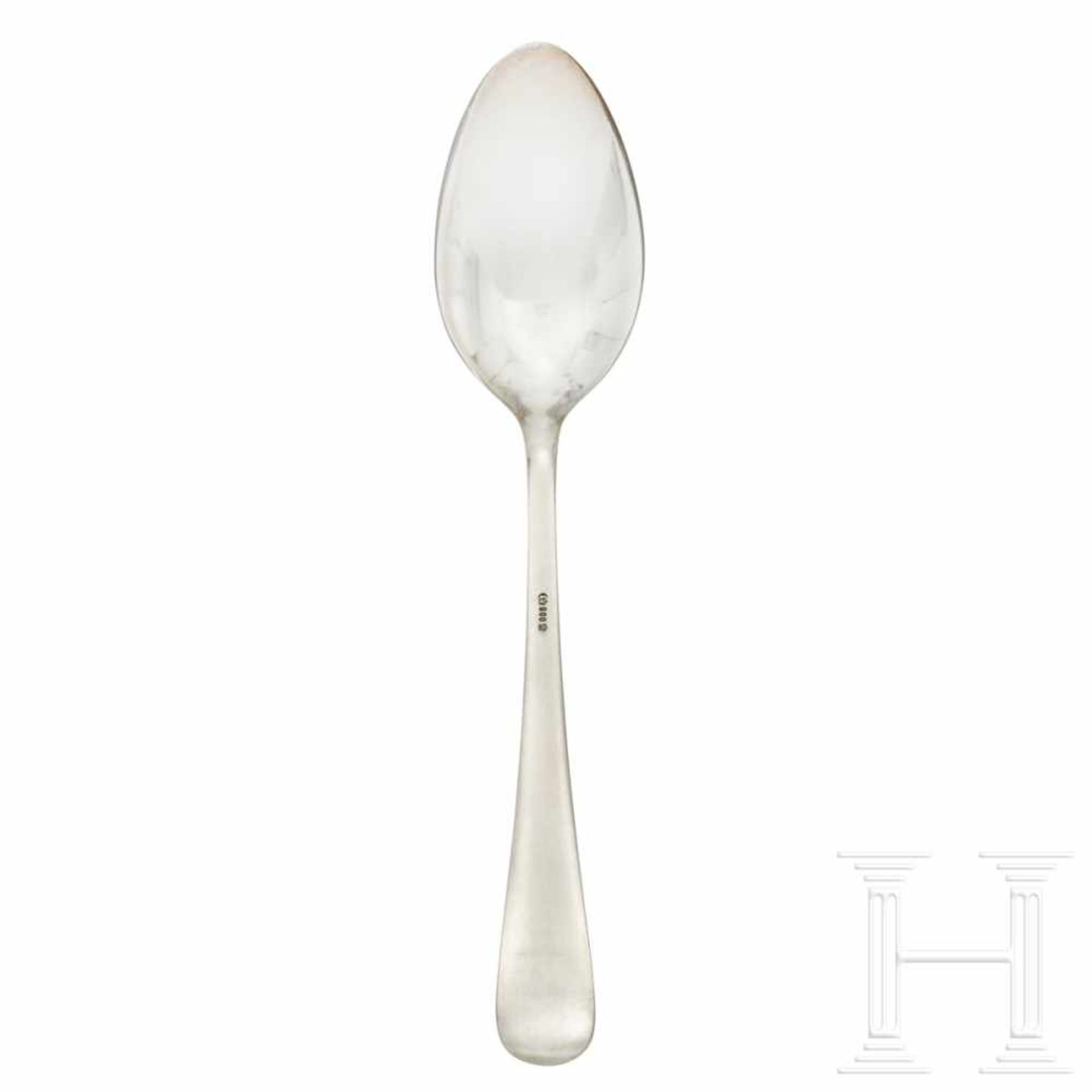 Adolf Hitler – a Serving Spoon from his Personal Silver ServiceSo called “informal pattern” with - Bild 2 aus 4