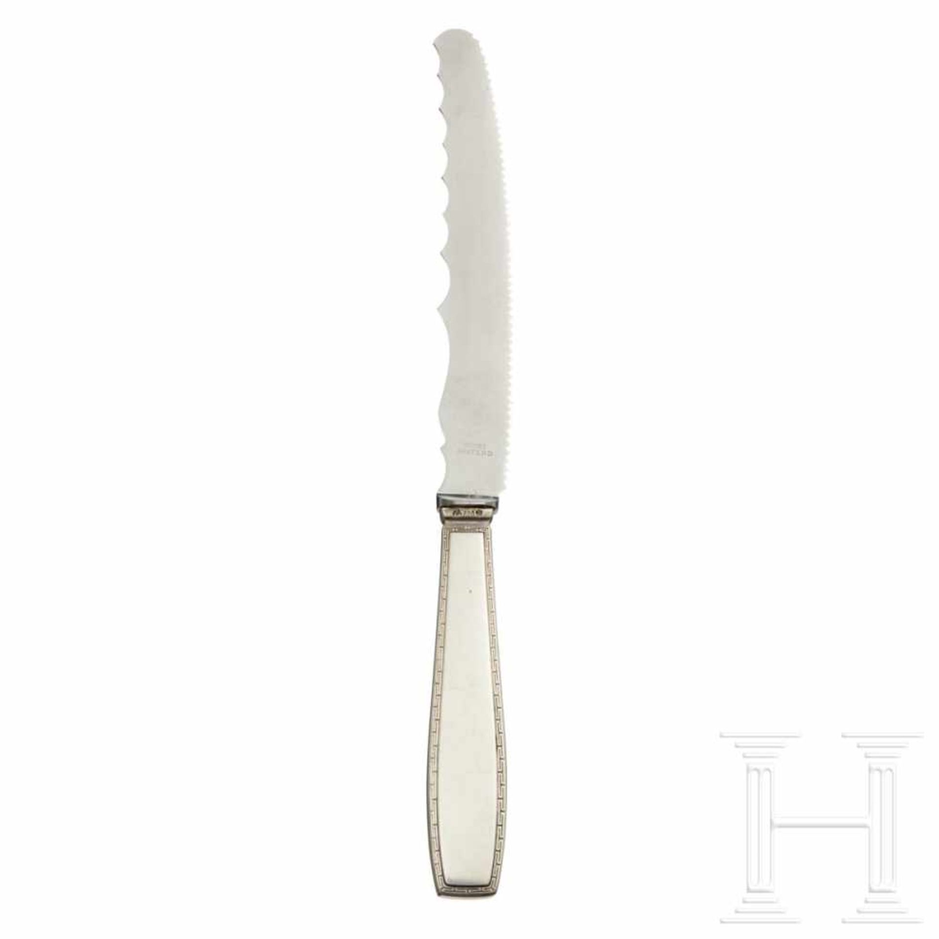 Adolf Hitler – a Steak Knife from his Personal Silver ServiceSo called “formal pattern” with - Bild 2 aus 2