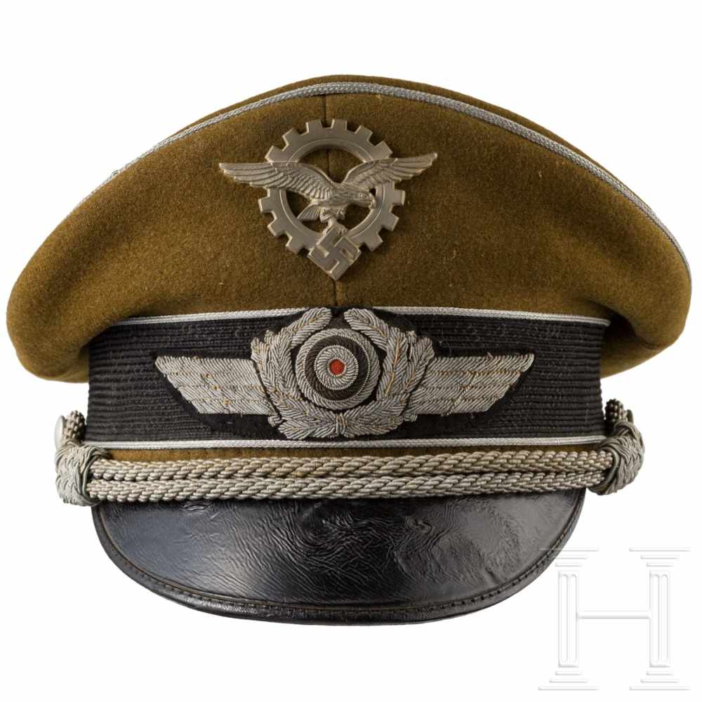 Schirmmütze eines Offiziers des Generalluftzeugmeisters beim NSKK-Transportkorps SpeerOlivbraunes - Image 4 of 6