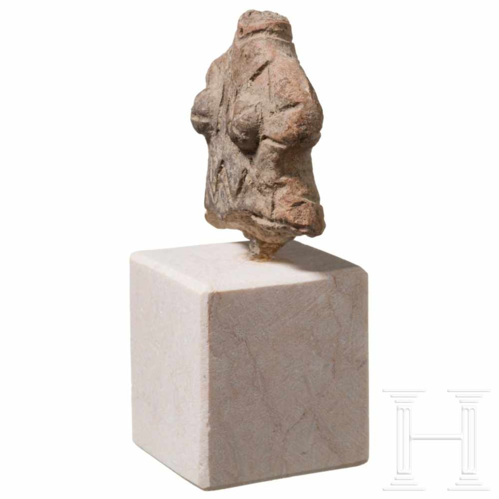 Terrakotta-Idol, Südosteuropa, Vinca-Kultur, 4. Jtsd. v. Chr. - Bild 2 aus 3