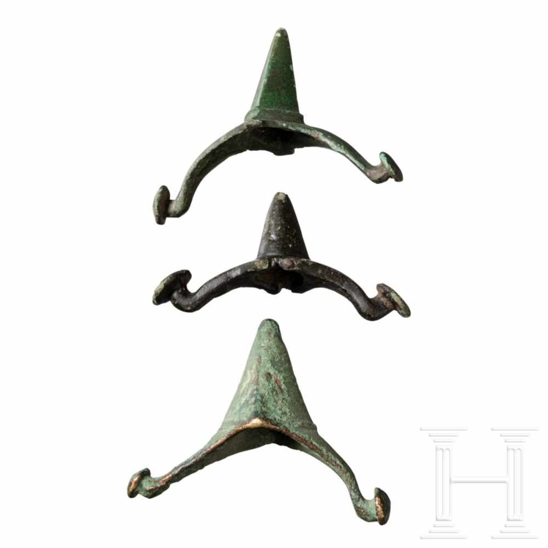 Drei Sporen, spätkeltisch, 1. Jhdt. v. Chr. - Bild 2 aus 2