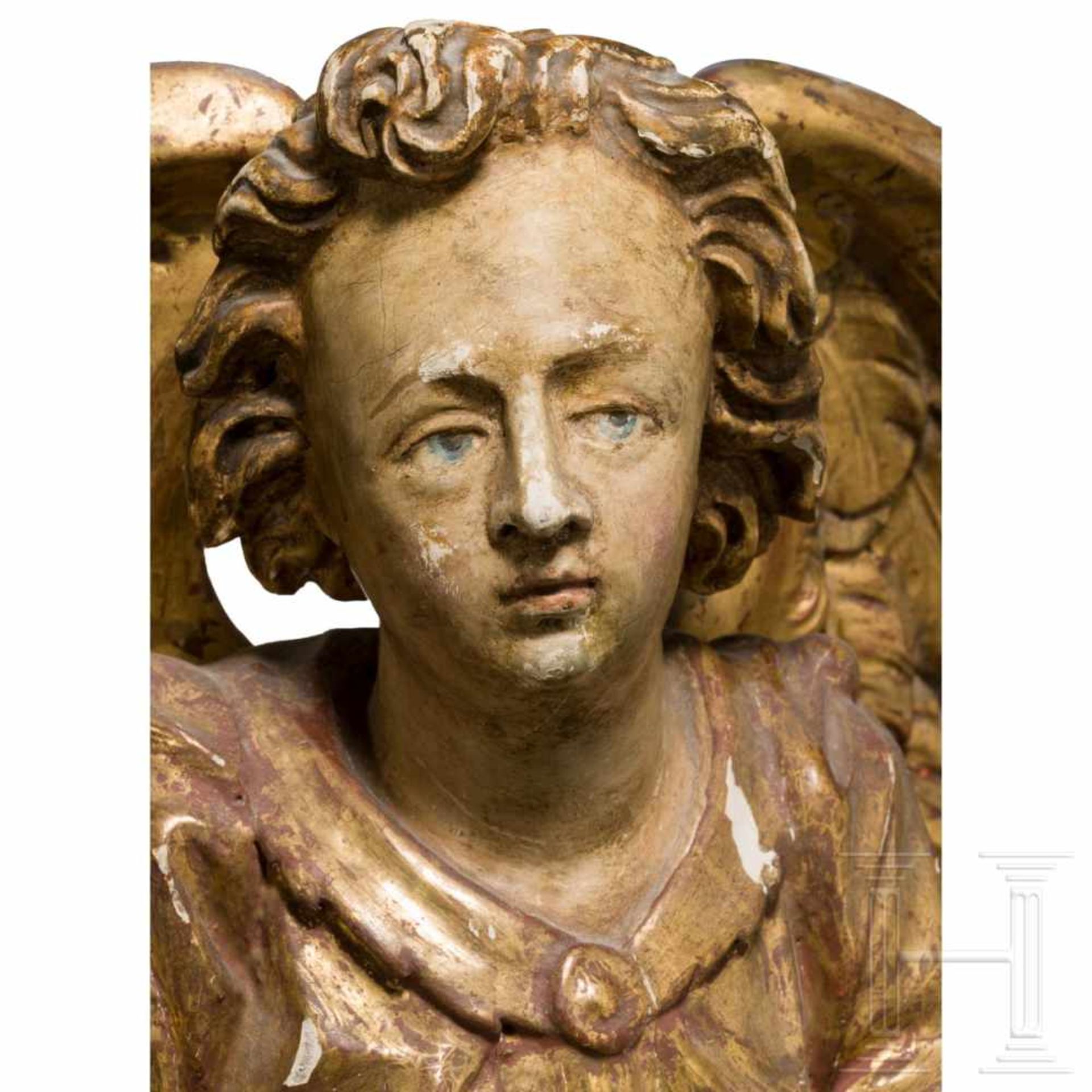 Großer Engel im Stil des 17. Jhdts., deutsch, um 1900 - Bild 4 aus 5