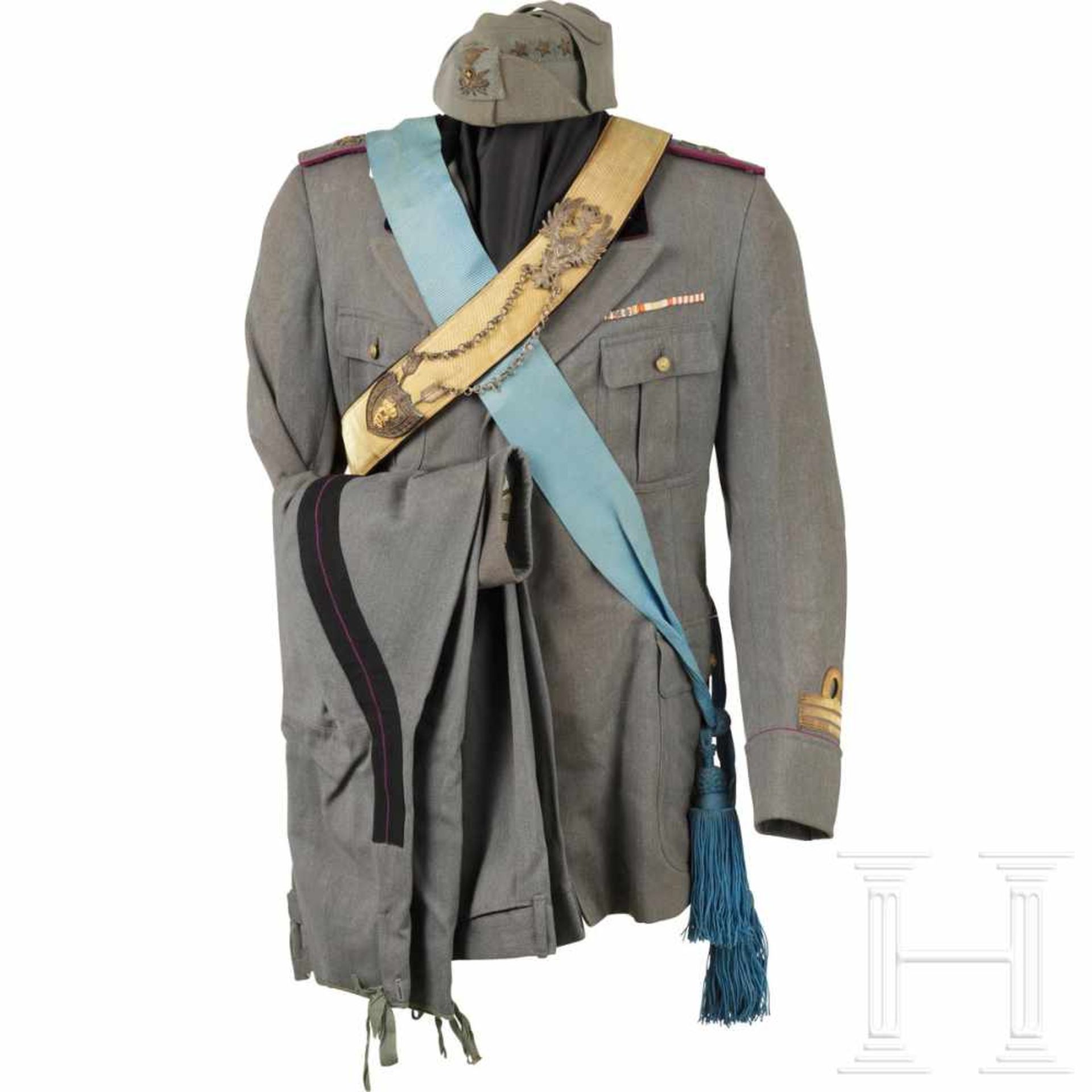 Uniform M 34 eines Hauptmanns der Pioniere im 2. Weltkrieg