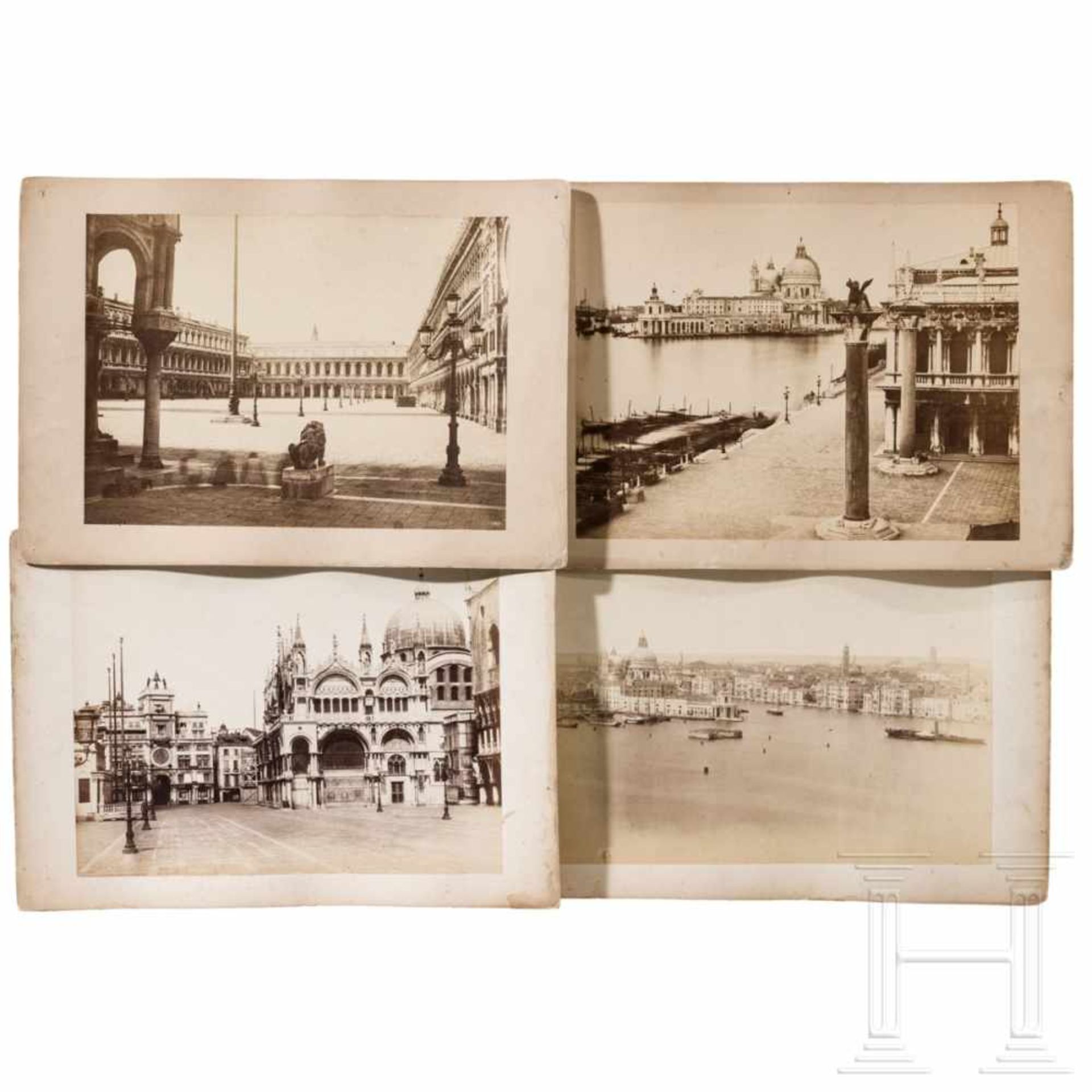 Neun Fotografien, Venedig/Italien, um 1880 - Bild 3 aus 3