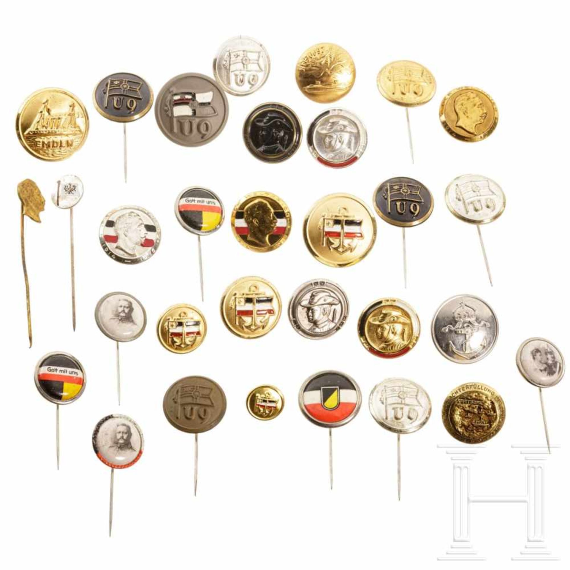 Über 80 Miniaturen und Abzeichen, meist Marine, Preußen - Bild 2 aus 3