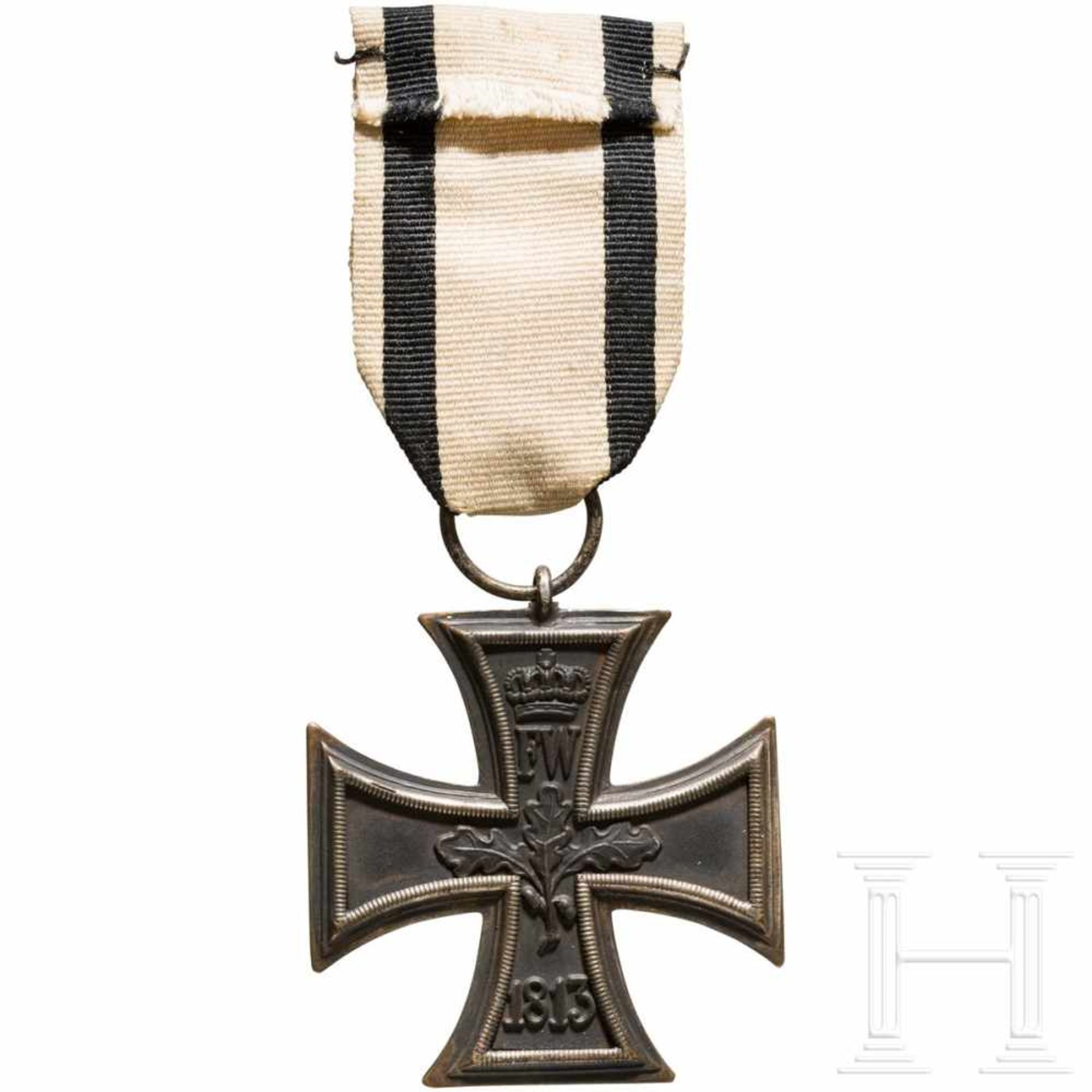 Eisernes Kreuz 2. Klasse 1870 mit Eichenlaub "25", am Nichtkämpferband - Bild 3 aus 3