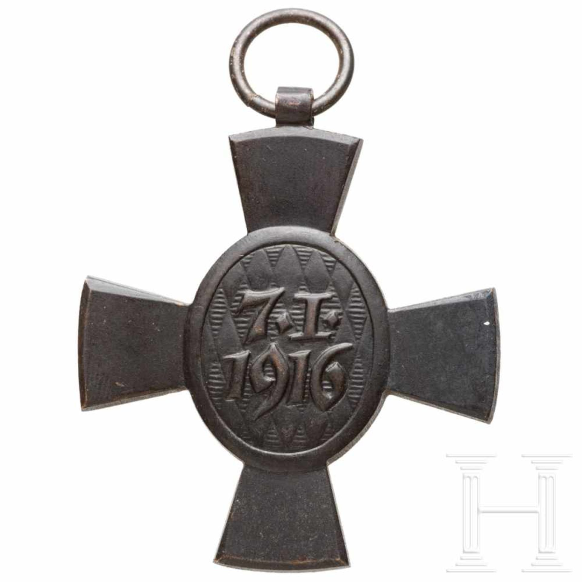 König-Ludwig-Kreuz 1916 mit Urkunde - Bild 3 aus 3