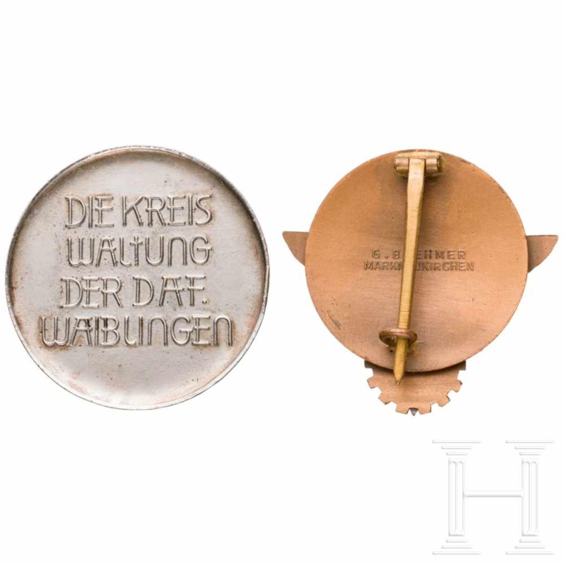 Kreissiegerabzeichen im Reichsberufswettkampf 1938 - Bild 2 aus 2