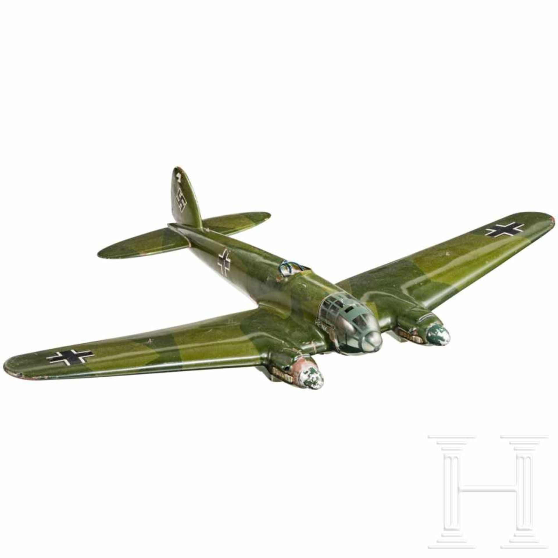 Werksmodell eines Heinkel He 111 Bombenflugzeuges - Bild 2 aus 6