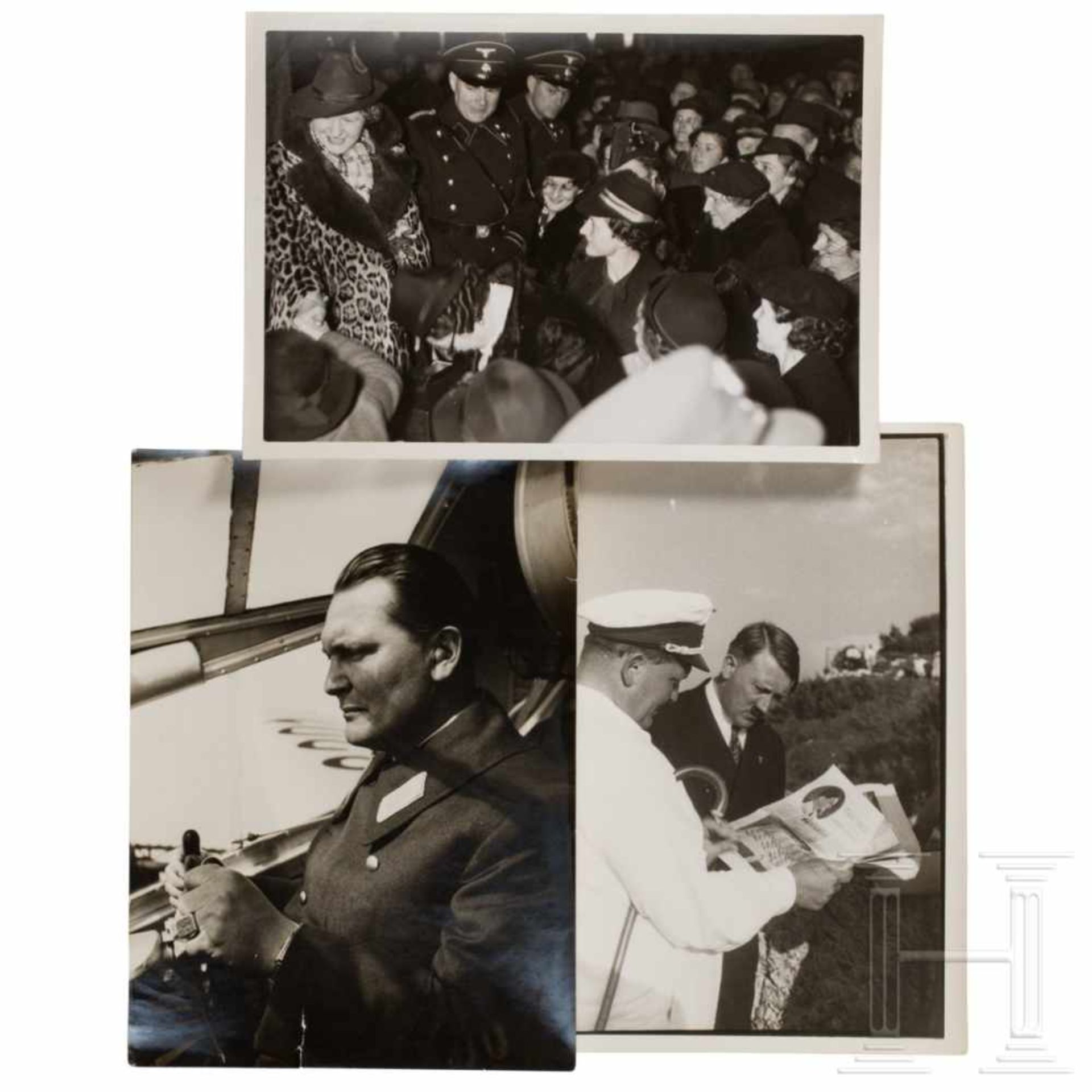 Elf Fotos und Fotopostkarten von Hermann und Emmy Göring - Bild 2 aus 2