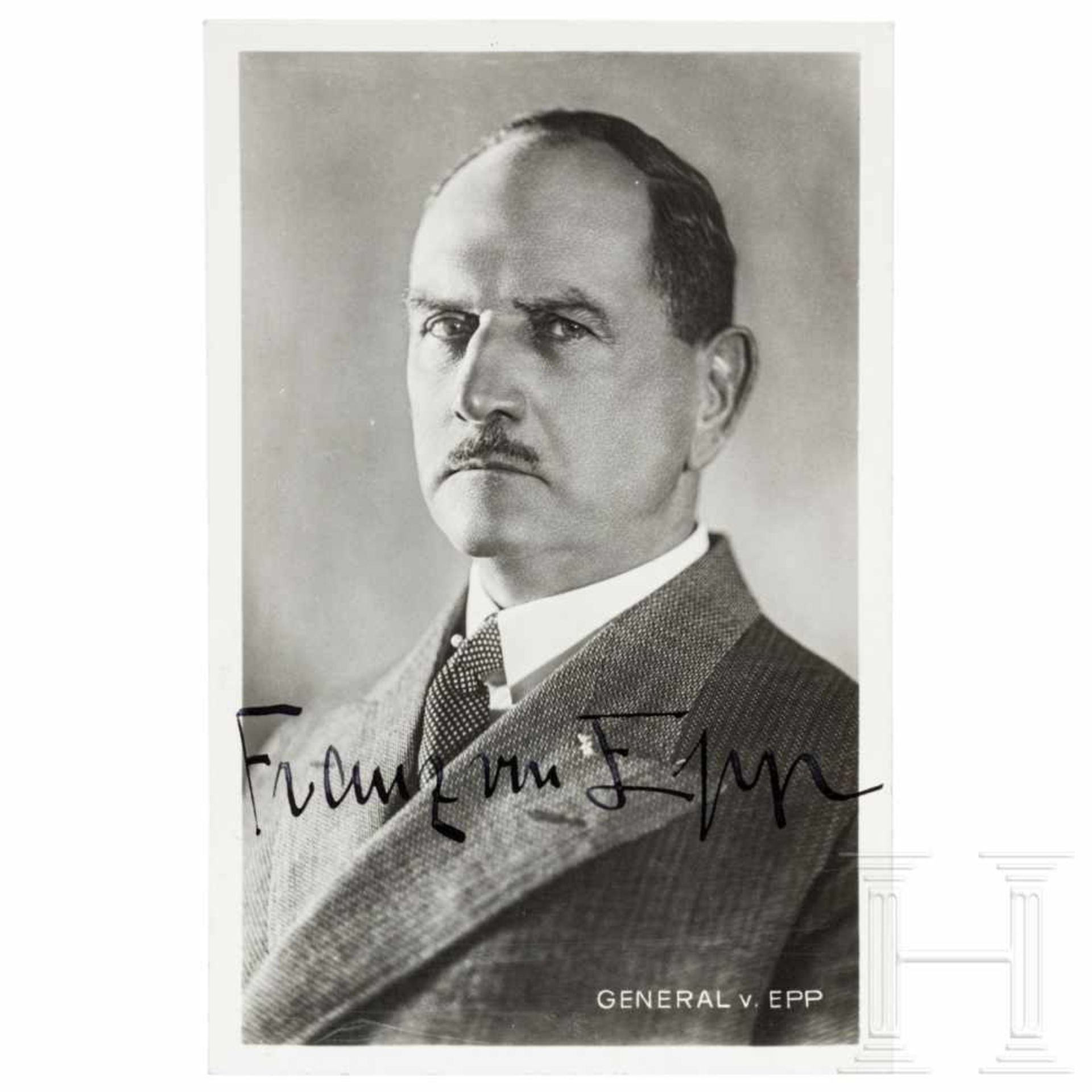 Autograph Franz Ritter von Epp