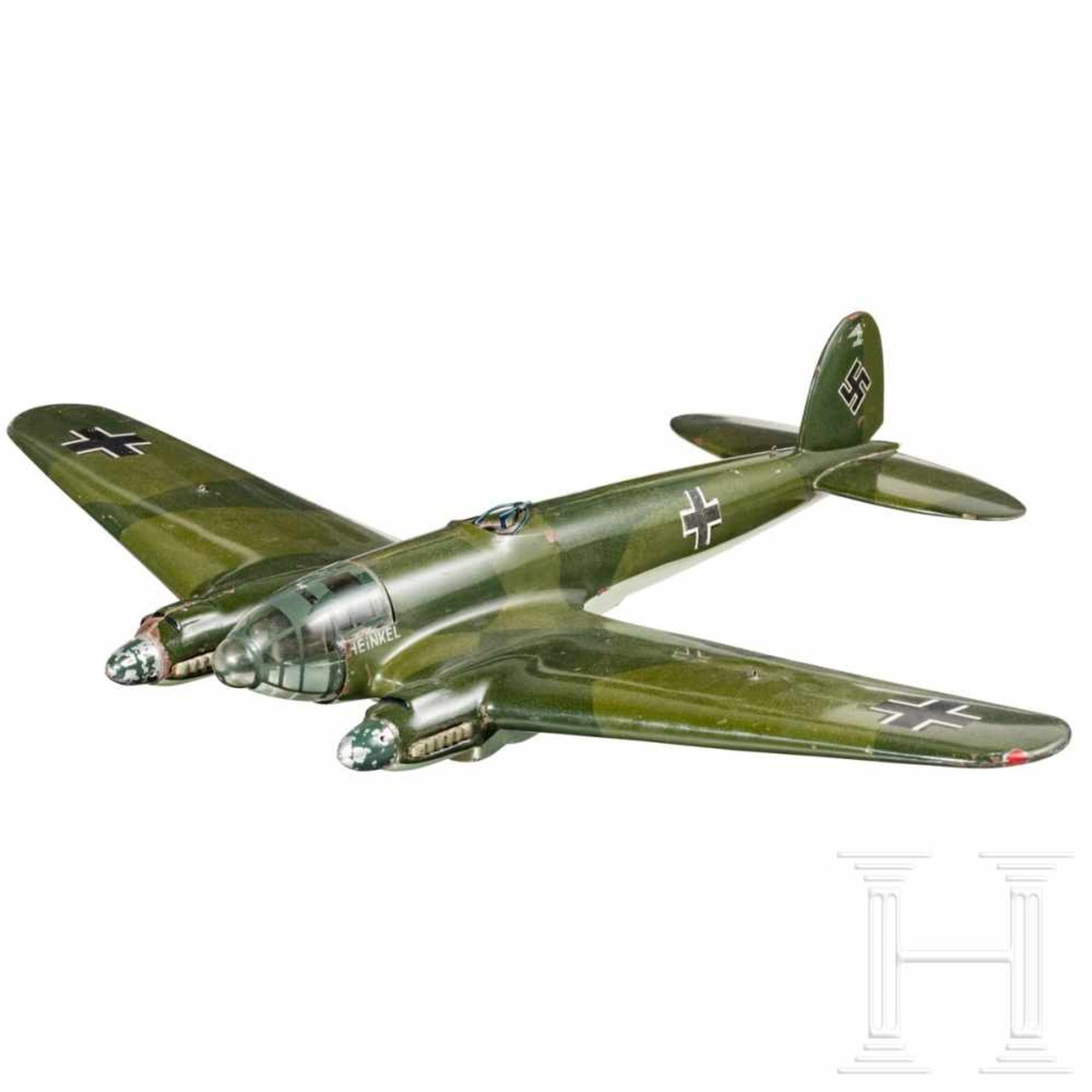 Werksmodell eines Heinkel He 111 Bombenflugzeuges