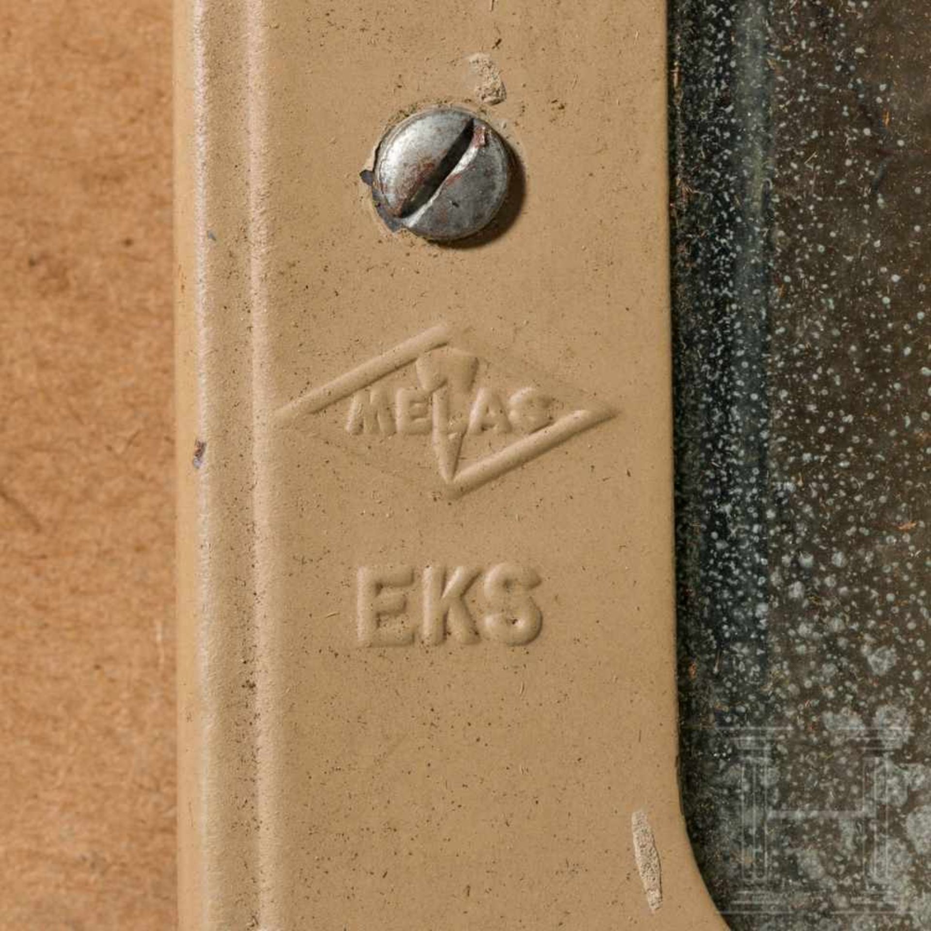 Entfrostungsapparat für Windschutzscheiben von Wehrmachtsfahrzeugen, Fa. "MELAS EKS", Objekte - Bild 2 aus 2